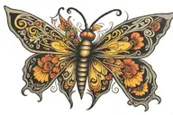 large butterfly tattoo tattoo design idea