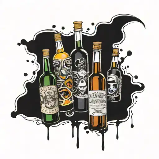 Six bottles went down the drain One hour's a waste of time I'd ask if you feel the same Still pushing that chance to try tattoo design idea