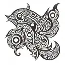 maori tribal tattoo design idea