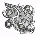 maori tribal tattoo design idea