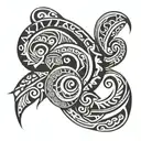 maori tribal tattoo design idea