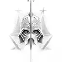 crusader angle  tattoo design idea