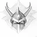 crusader angle  tattoo design idea