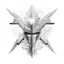 crusader angle  tattoo design idea