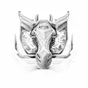 tractor tattoo design idea