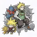 hunter x hunter naruto full metal alchemist tattoo design idea
