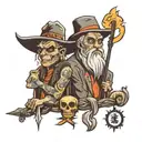 father died but now elder brother is watching you tattoo design idea