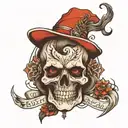 father died but now elder brother is watching you tattoo design idea