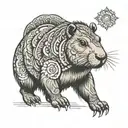 capybara tattoe design tattoo design idea