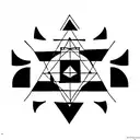 sacred geometry  tattoo design idea