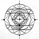 sacred geometry  tattoo design idea