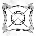 sacred geometry  tattoo design idea