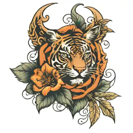 freehand  tattoo design idea