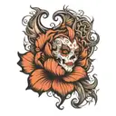 freehand  tattoo design idea