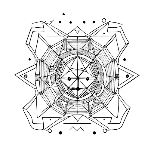 orion constellation tattoo design idea