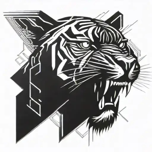 name the tiger tattoo design idea