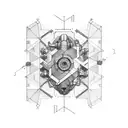 bio mechanical , cyberpunk, symmetrical tattoo design idea