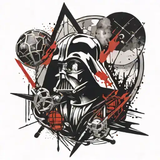 Star wars, garry potter deathly hallows tattoo design idea