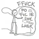 Image on top half of word Fuck lower half Love and the whole thing spell Liar when viewed in a mirror tattoo design idea