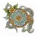 brittany celtic  tattoo design idea