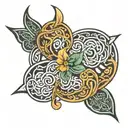 brittany celtic  tattoo design idea