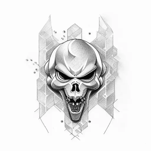 ghost from Mario tattoo design idea