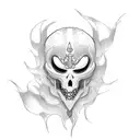 ghost from Mario tattoo design idea