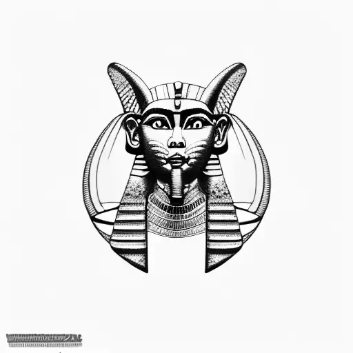 egyptian sphinx  tattoo design idea