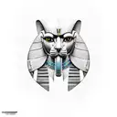 egyptian sphinx tattoo design idea