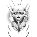 egyptian sphinx tattoo design idea