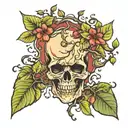 poison tree tattoo design idea