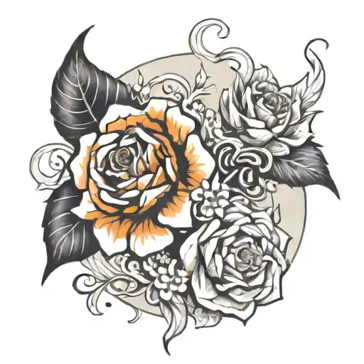 a sentense: Be present to yourself and there tattoo design idea