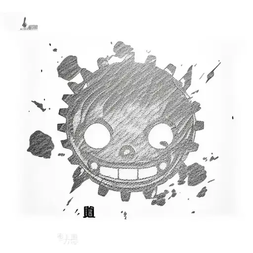 Anime Gear 5 Luffy Tattoo Idea - BlackInk AI