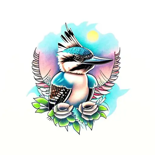 kookaburra tattoo design idea