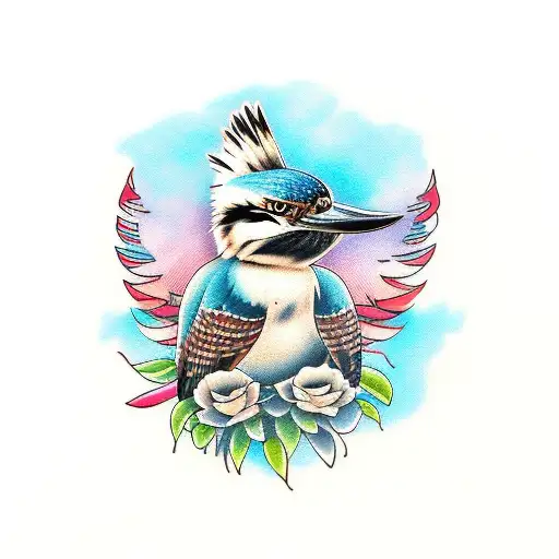 kookaburra tattoo design idea