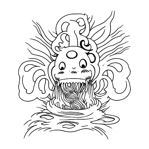 Spirited Away tattoo design idea