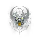 SRT still risk taking with dodge demon logo tattoo design idea