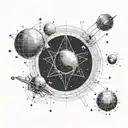 astrophysics formulas and programming tattoo design idea
