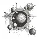 astrophysics formulas and programming tattoo design idea