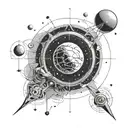 astrophysics formulas and programming tattoo design idea