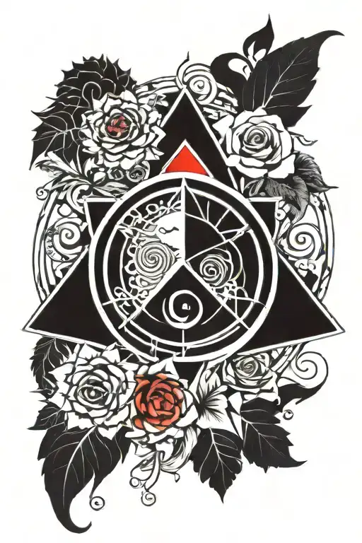 chakra symbol surrounded tattoo design idea