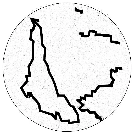 Lebanon map  tattoo design idea