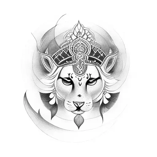 krishna tattoo design idea