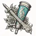 Snap on tools arm sleeve tattoo design idea