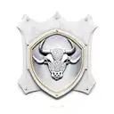 Bull fights gladiator shield tattoo design idea