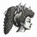 Marge Simpson tattoo design idea