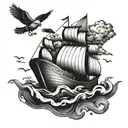 noah's ark tattoo design idea