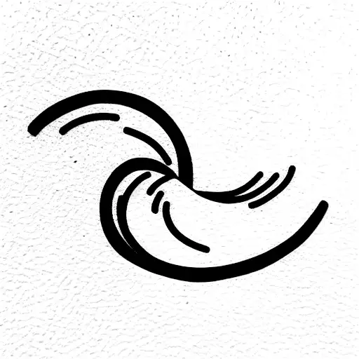 surf tattoo design idea