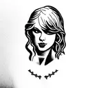 taylor swift  tattoo design idea