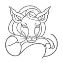 The sin of pride tattoo design idea